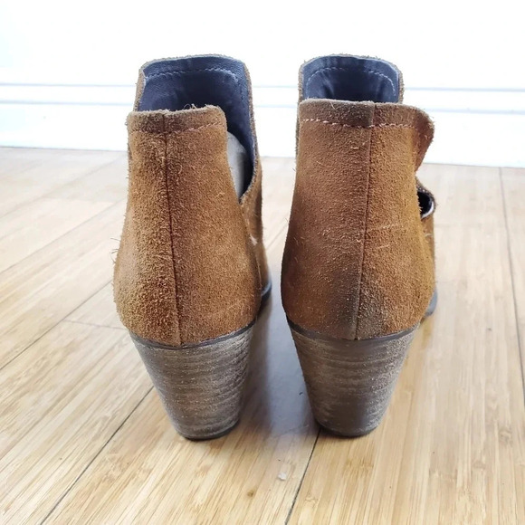 Steve Madden Adelphie Cut Out Ankle Boots 7 Boho Western Festival - Picture 4 of 9